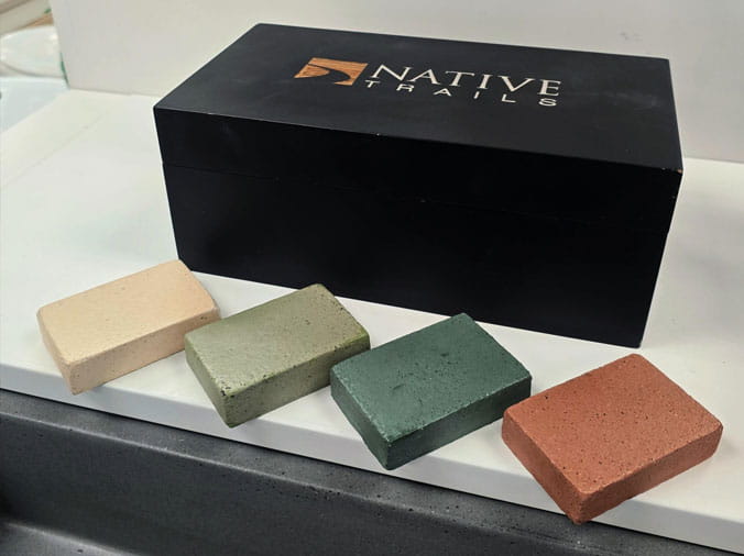 Counter finish samples