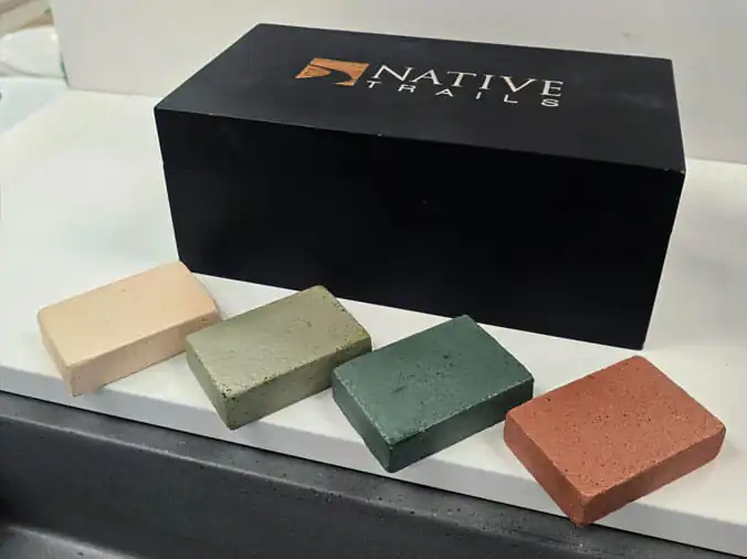 Counter finish samples